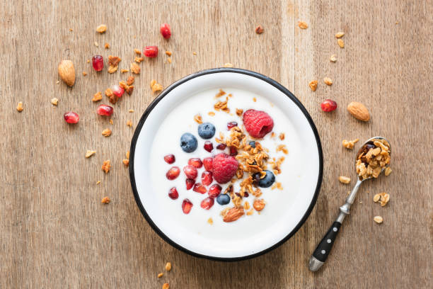 Greek Yogurt with Berries and Nuts for Blood Sugar